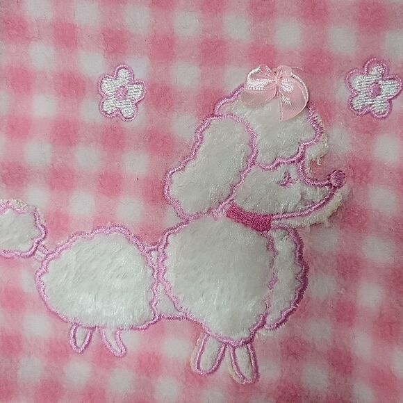 YOUNG HEARTS 18 MONTH BABY JACKET POLY FUR REAL QUITE - Picture 3 of 6